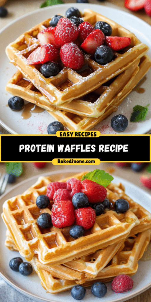 Protein Waffles Recipe - Over 45 Grams of Protein in Just 10 Minutes!