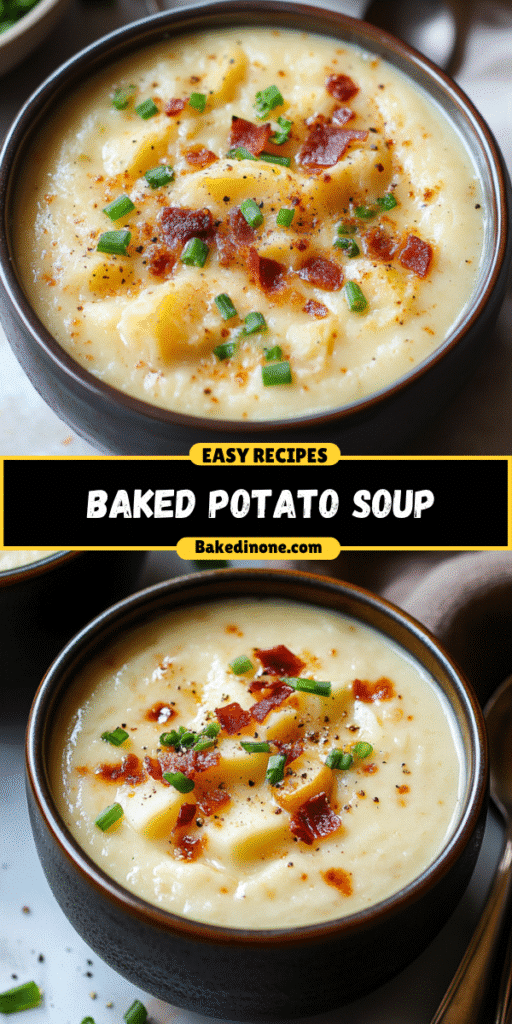 Baked Potato Soup: The Best Easy Comfort Food Recipe!