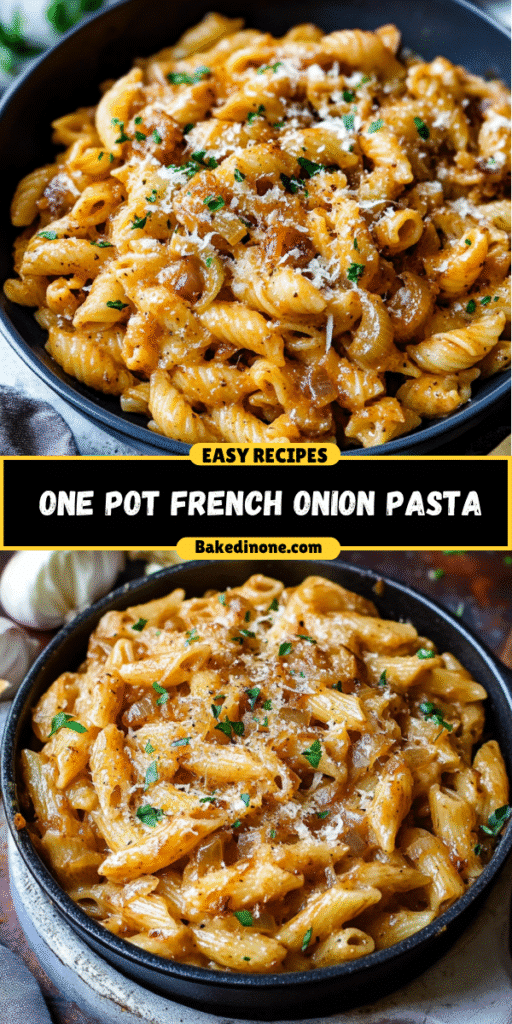 One Pot French Onion Pasta: Easy, Creamy Comfort Food Recipe!
