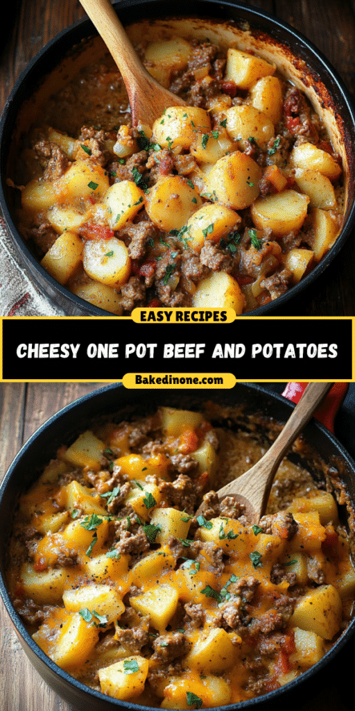 Cheesy One Pot Beef and Potatoes: The Best Easy Comfort Food!