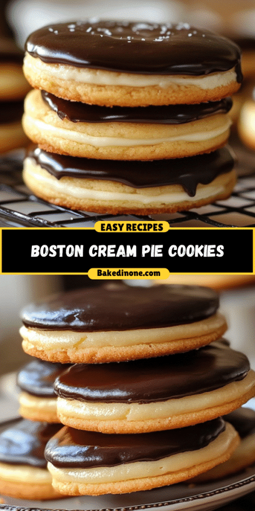 Indulge in Easy Boston Cream Pie Cookies: The Best Quick Treat!