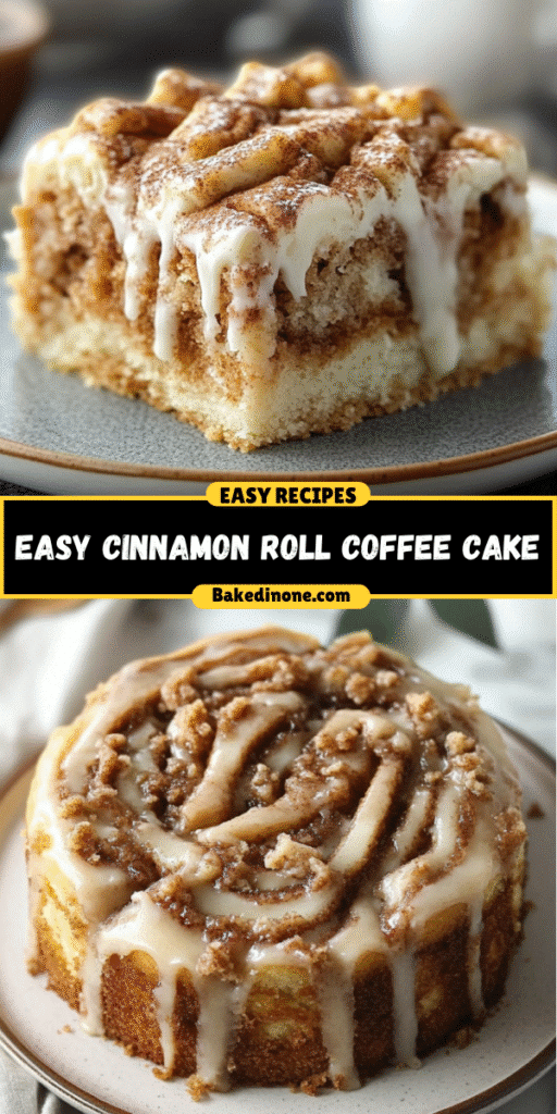 Easy Cinnamon Roll Coffee Cake: The Best Quick Recipe for Breakfast!
