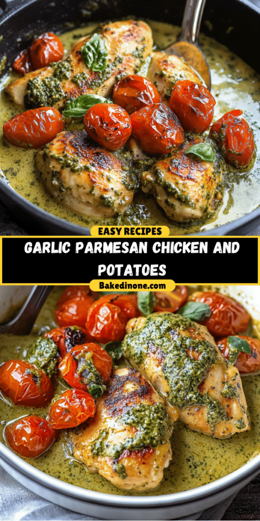 Easy Garlic Parmesan Chicken and Potatoes: The Best Quick Recipe!