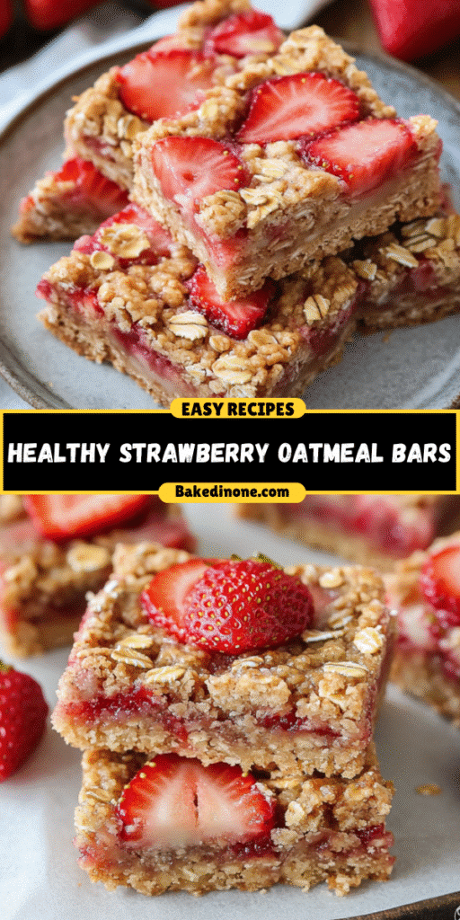 Healthy Strawberry Oatmeal Bars: The Best Easy Snack Recipe!