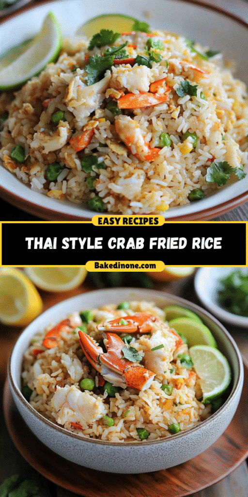 Thai Style Crab Fried Rice: The Best Easy Recipe for Quick Weeknight Dinners!