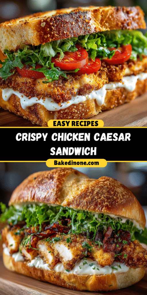 Crispy Chicken Caesar Sandwich: The Best Quick Recipe for Busy Days!