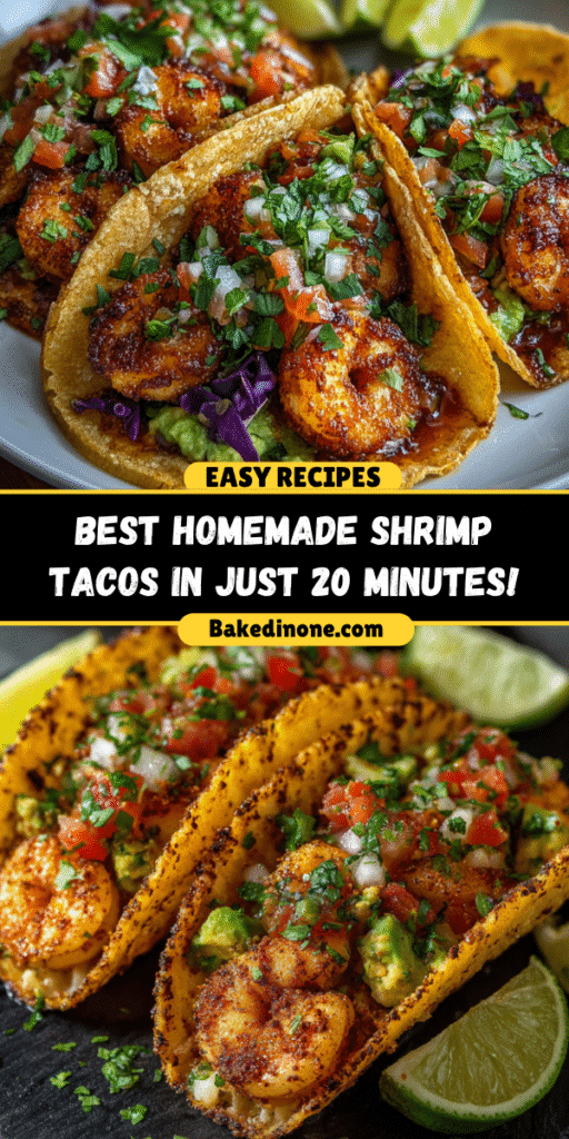 Best Homemade Shrimp Tacos in 20 Minutes!