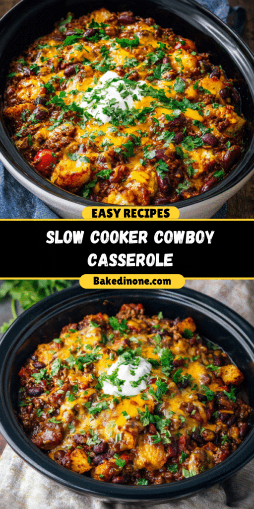 Slow Cooker Cowboy Casserole