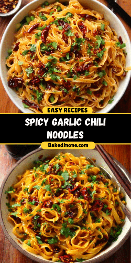 Spicy Garlic Chili Noodles | Quick, Fiery & Flavor-Packed!