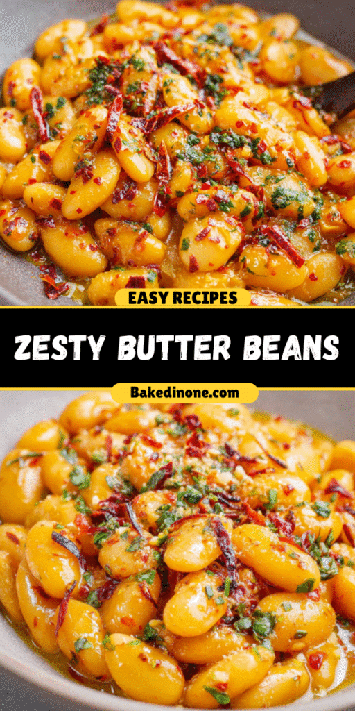 Zesty Butter Beans – Easy & Flavorful Side Dish 🌿🫘