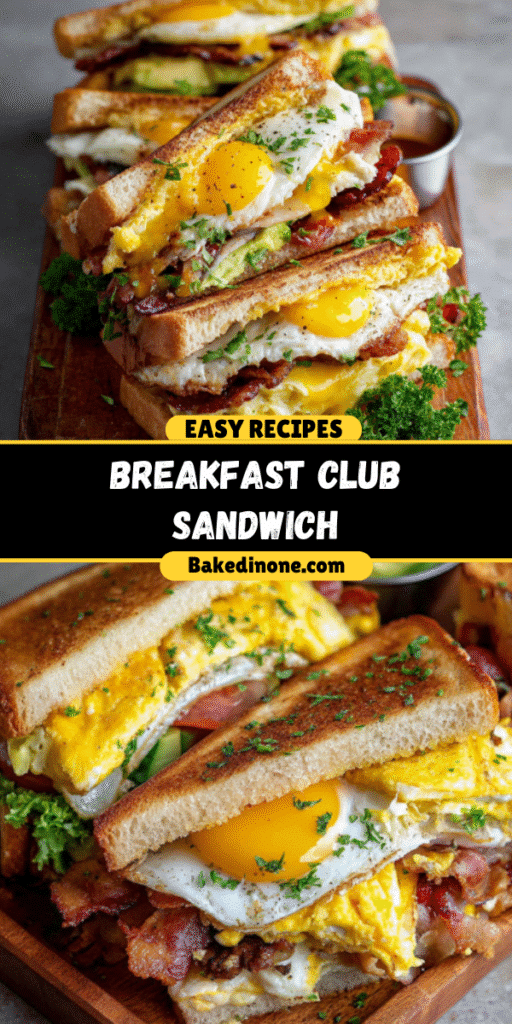 🥪 Breakfast Club Sandwich | Hearty Morning Favorite