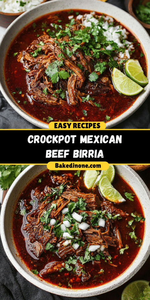 Crockpot Mexican Beef Birria – Tender & Flavorful!