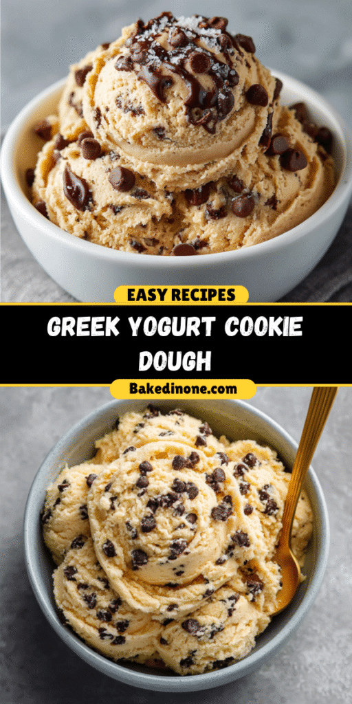 Greek Yogurt Cookie Dough | Healthy, Edible & Protein-Packed!