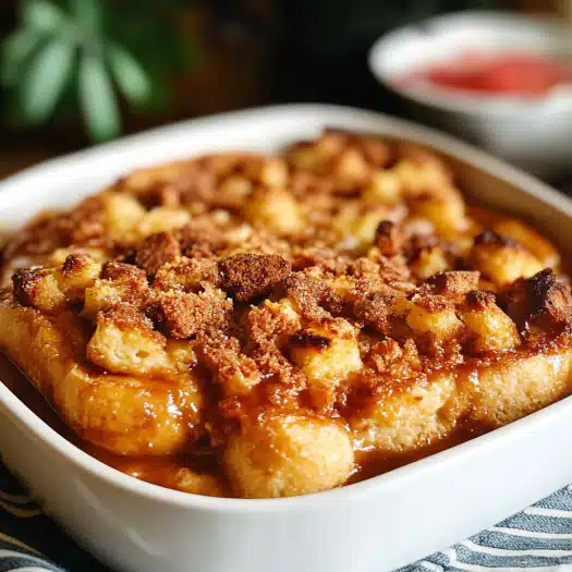 Hawaiian Sweet Roll French Toast Bake