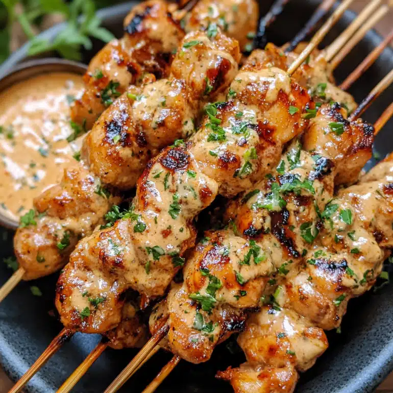 Bang Bang Chicken Skewers