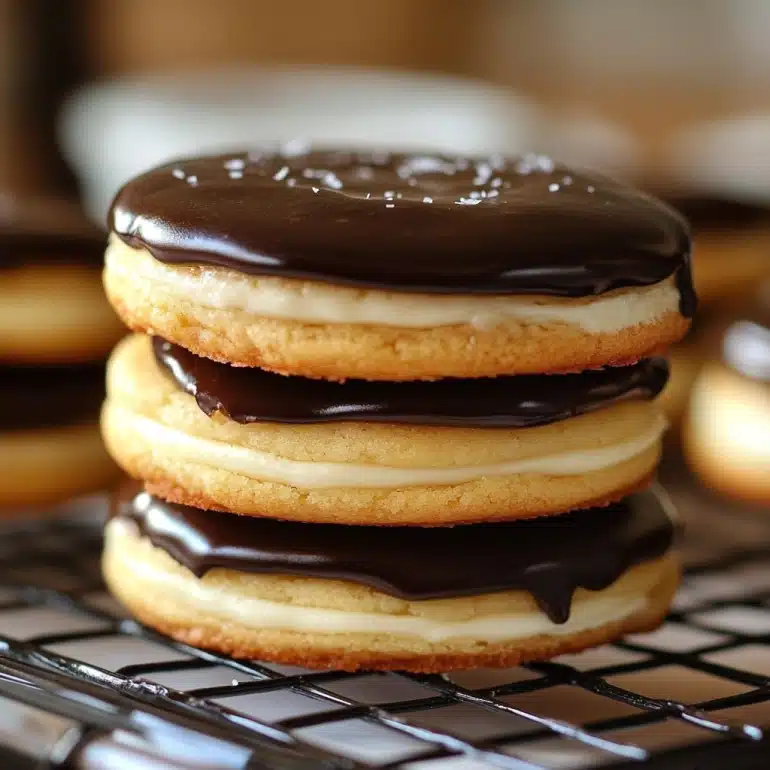 Boston Cream Pie Cookies are a must-try delight!