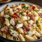 Chicken Bacon Ranch Pasta Salad