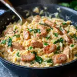 Creamy Chicken Sausage Orzo: A One-Pan Meal