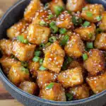 Crispy Honey-Garlic Tofu