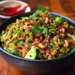 Crispy Rice Salad with Peanut-Chili Dressing