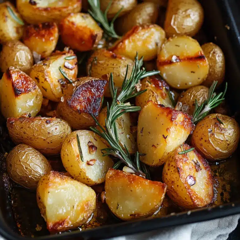 Crispy Roast Potatoes with Rosemary and Garlic