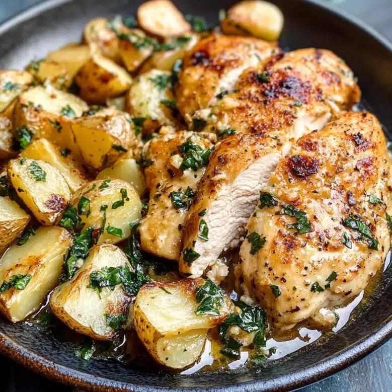 Garlic Parmesan Chicken and Potatoes
