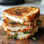 Lazy Chicken Parmesan Grilled Cheese