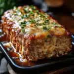 Melt-in-Your-Mouth Garlic Parmesan Chicken Meatloaf