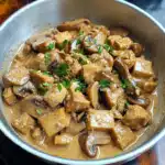 Mushroom and Seitan Stroganoff