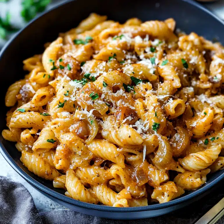 One Pot French Onion Pasta