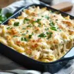 Quick Chicken Alfredo Bake