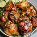Sticky Sweet Chili Chicken Thighs in Air Fryer