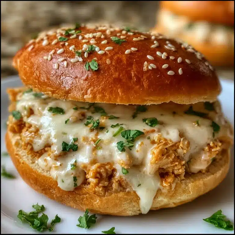Chicken Alfredo Sloppy Joes: A Creamy, Easy Recipe!