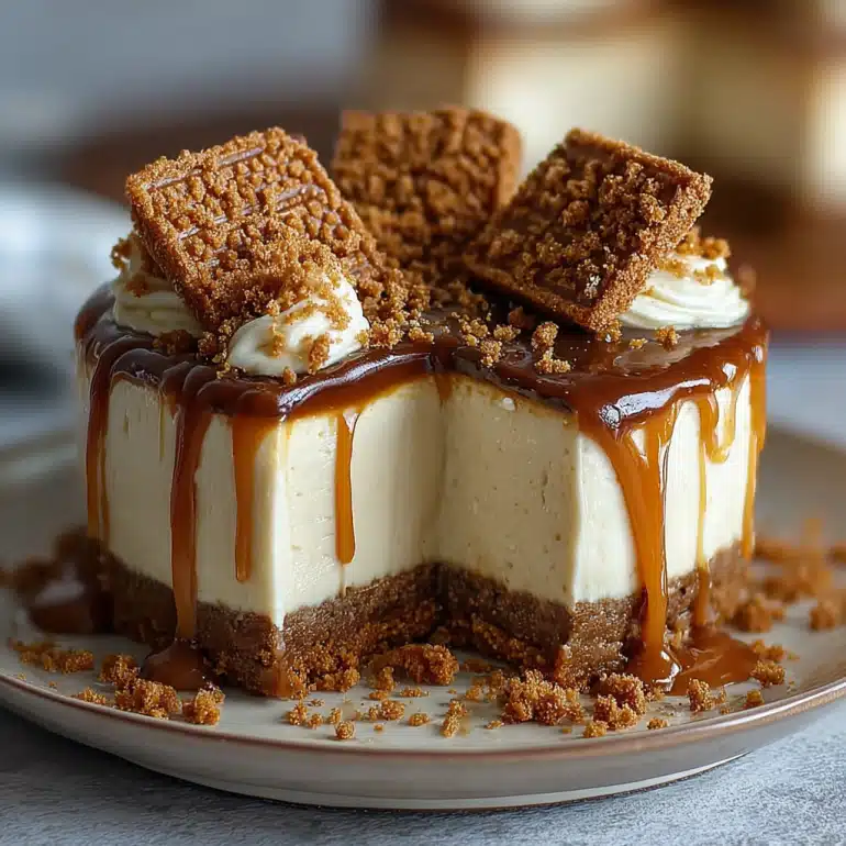 Creamy Biscoff Cheesecake: Indulge in a Delicious Recipe!