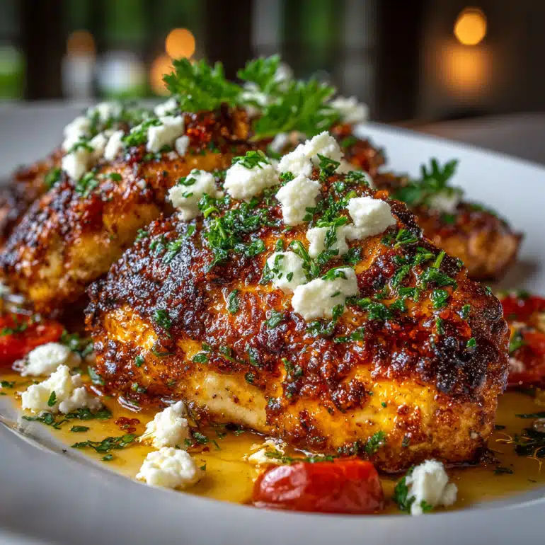 Hot Honey Feta Chicken: A Sweet & Spicy Delight!