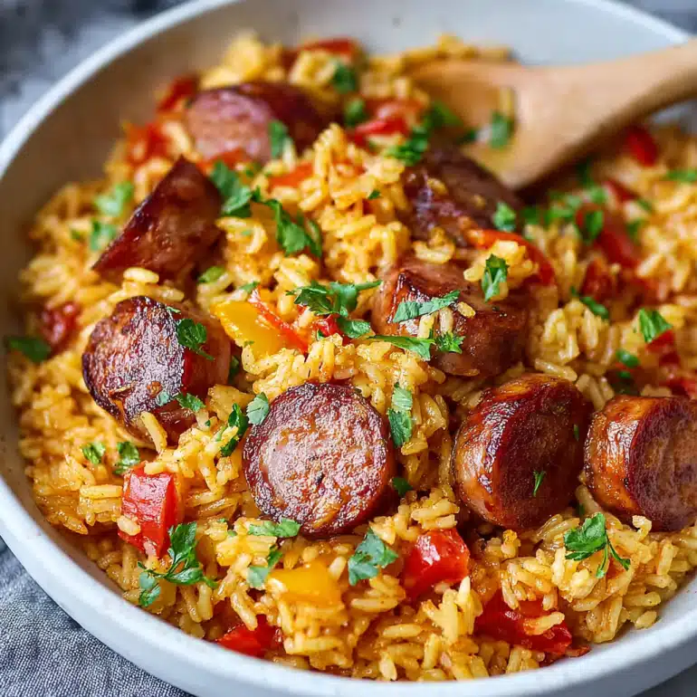 One-Pot Smoked Sausage and Rice Dinner Made Easy!
