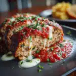 Stuffed Italian Meatloaf