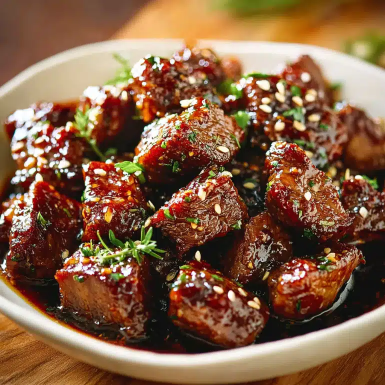Sweet and Sticky Steak Bites: A Delicious Recipe Guide