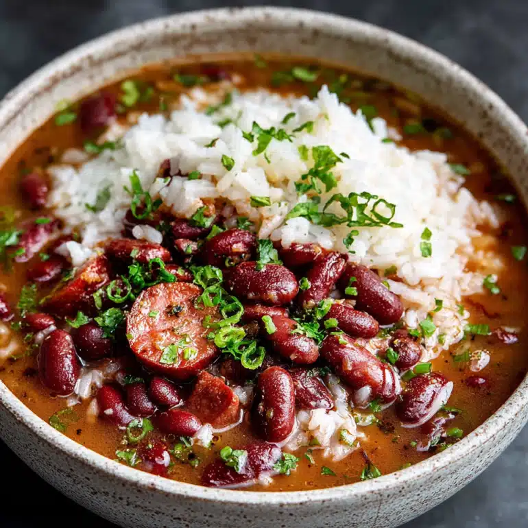 Authentic Red Beans and Rice: A Hearty Comfort Dish!