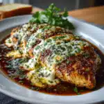 Balsamic Baked Chicken Breast with Mozzarella Cheese