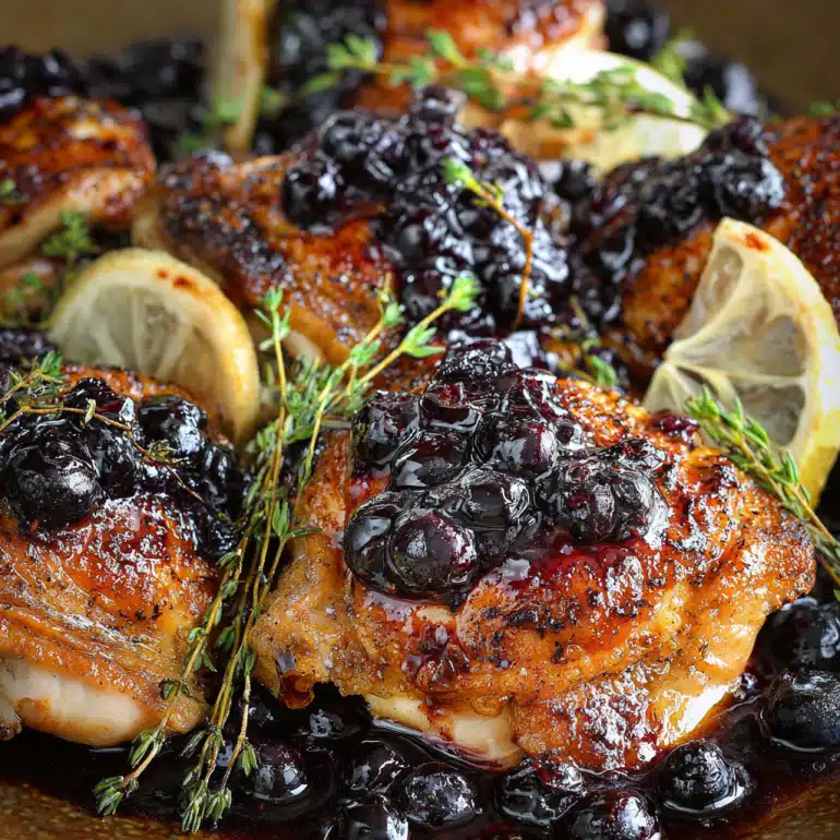 Best-Ever Blueberry Thyme Chicken: A Flavorful Delight!