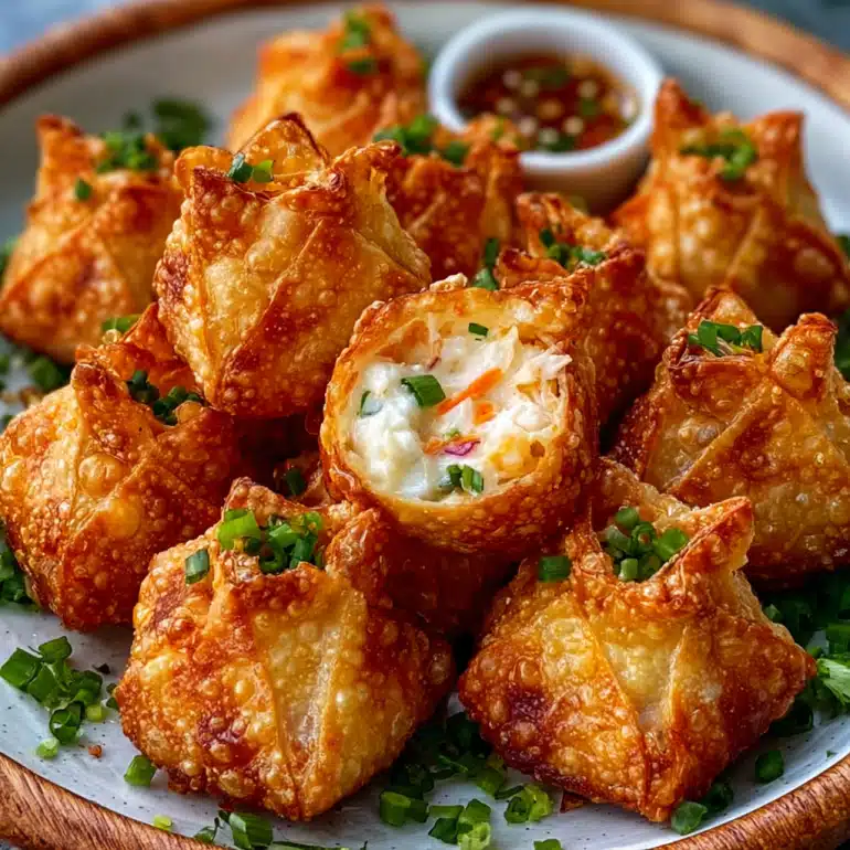Crispy Crab Rangoon Bombs with Creamy Filling: A Must-Try!