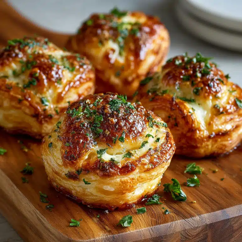Herb & Cheese Stuffed Puff Pastry Bites: A Must-Try Snack!