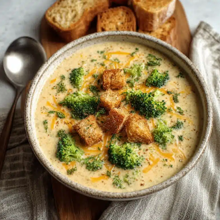 Smoked Gouda Broccoli Soup: A Creamy Delight Awaits!