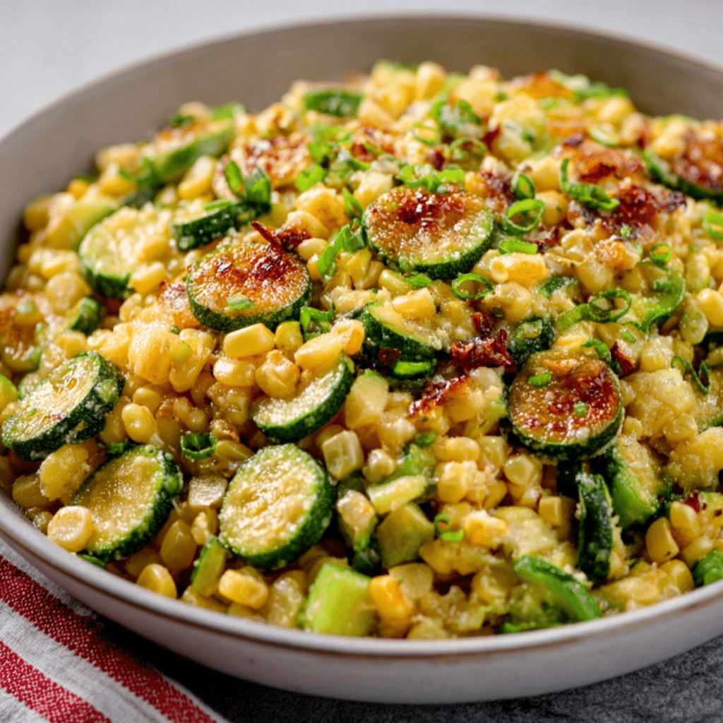 Buttered Corn & Zucchini Succotash: A Flavorful Delight