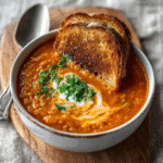 Creamy Tomato Lentil Soup