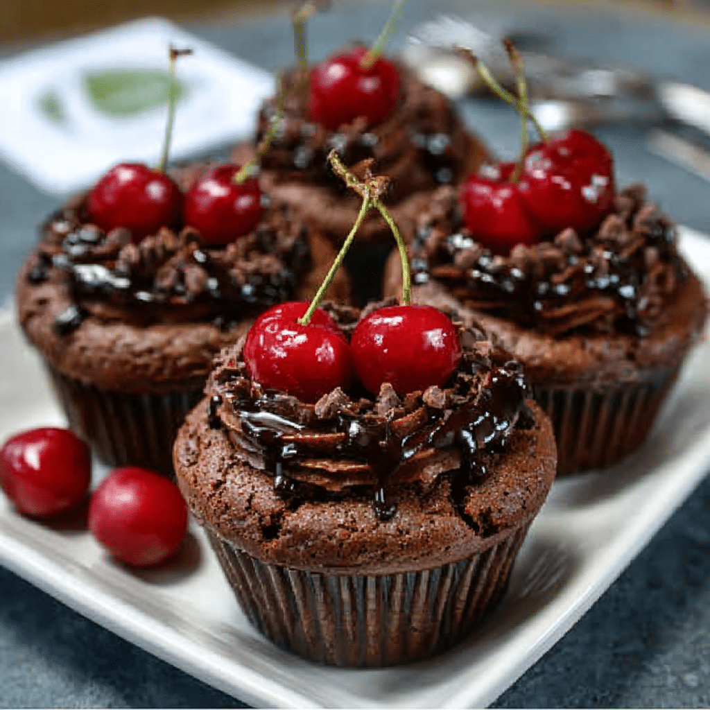 Dark Chocolate Cherry Soufflé Cups for a Delightful Treat!