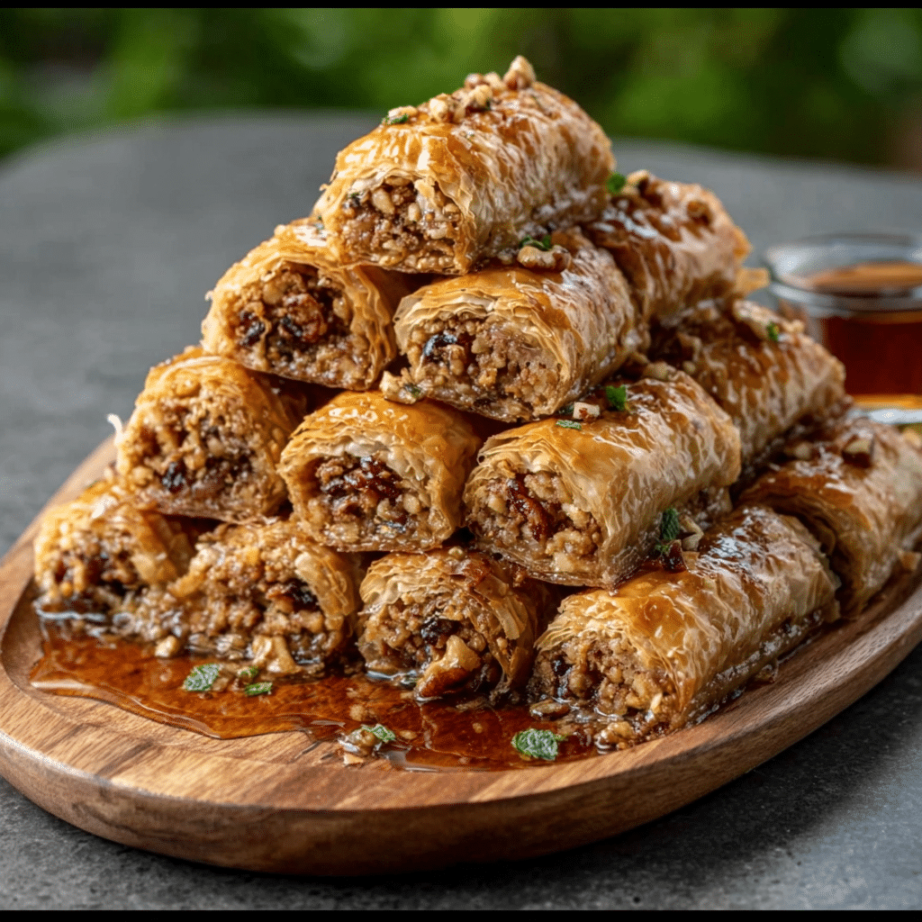 Fig & Walnut Baklava Rolls: Easy Recipe You’ll Love!