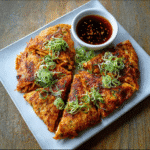 Korean Kimchi Pancake Wraps