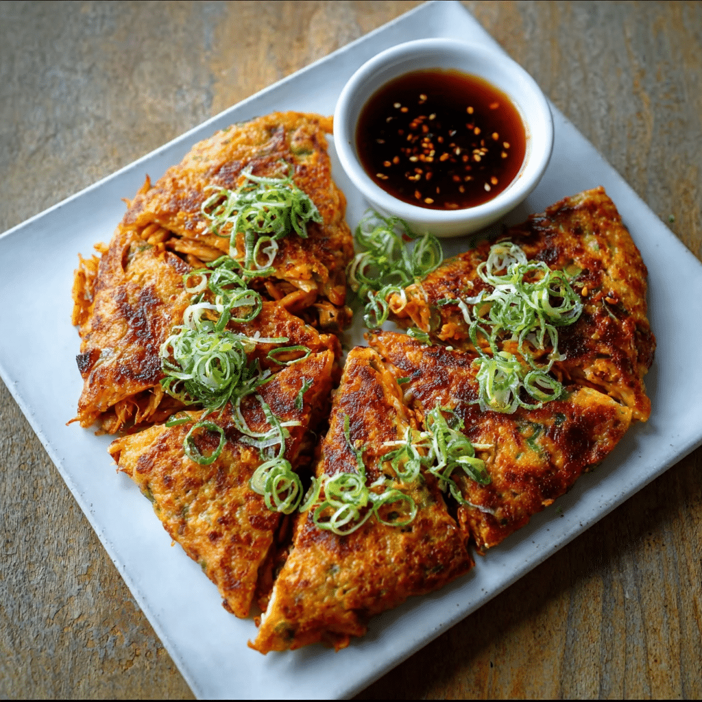 Korean Kimchi Pancake Wraps: A Delicious Twist Await!
